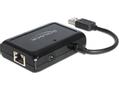 DELOCK USB 3.0 Hub 3 Port + 1 Port Gigabit LAN 10/ (62440)