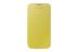 SAMSUNG Galaxy S4 Flip Cover Yellow - qty 1