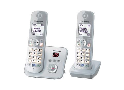 PANASONIC Cordless Phone Pearl/ Silver (KX-TG6823GS)