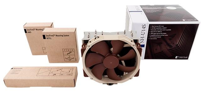 NOCTUA NH-U14S CPU Kylare 115x/ 2011/ 2011-3/ 2066,  AM2/AM3, 300~1500 RPM, 140,2 m³/h, 19 ~22 dBA (NH-U14S)