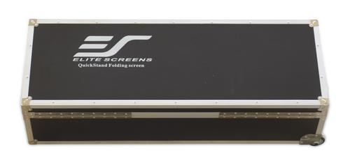 ELITE SCREENS ELITE Q100V1 4:3 H:152.4 W:203.2 QuickStand Folding Screen includes Aluminum Traveling Wheel Case (Q100V1)