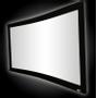 ELITE SCREENS CURVE235-1 H:137 B:322 1138inch Cinema Scope Fixed Frame Curve Front Projection Screen (Curve235-138W)