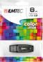 EMTEC 8GB Color Mix USB black/ Purb (ECMMD8GC410)