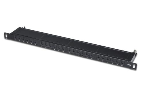 DIGITUS Cat6 PatchPanel. Unshielded.24-port RJ45 w/sh (DN-91624U-SL-SH)