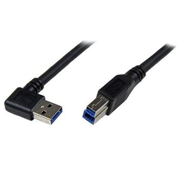 STARTECH 1M RIGHT ANGLE USB 3.0 CABLE - 3FT USB 3 RIGHT ANGLE A TO B CABL (USB3SAB1MRA)