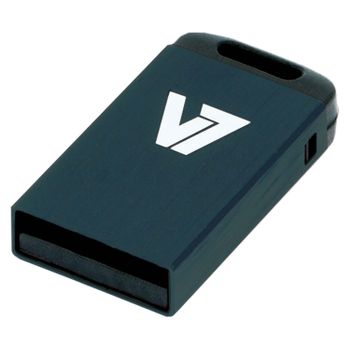 V7 NANO USB STICK 32GB BLACK USB 2.0 23X12X4MM RETAIL MEM (VU232GCR-BLK-2E)