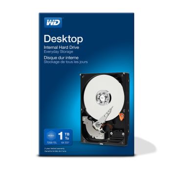 WESTERN DIGITAL WD Blue Desktop HDD 1TB Retail internal 3.5inch SATA 6Gb/s 64MB Cache 7200Rpm (WDBH2D0010HNC-ERSN)