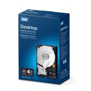 WESTERN DIGITAL WD Desktop Performance WDBSLA0040HNC - Hard drive - 4 TB - internal - 3.5" - SATA 6Gb/s - 7200 rpm - buffer: 64 MB