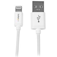 StarTech 1m (3ft) White Apple 8-pin Lightning Connector to USB Cable for iPhone / iPod / iPad - Charge and Sync Cable - 1 meter (USBLT1MW) - Lightning-kabel - Lightning / USB - 1 m