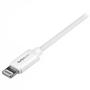 STARTECH USB to Lightning Cable - Apple MFi Certified - 1 m - White (USBLT1MW)