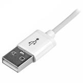 StarTech 1m (3ft) White Apple 8-pin Lightning Connector to USB Cable for iPhone / iPod / iPad - Charge and Sync Cable - 1 meter (USBLT1MW) - Lightning-kabel - Lightning / USB - 1 m (USBLT1MW)