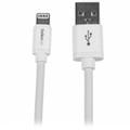 2M LONG WHITE APPLE 8-PIN LIGHTNING TO USB CABLE CABL