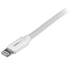 STARTECH USB to Lightning Cable - Apple MFi Certified - Long - 2 m - White	 (USBLT2MW)