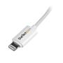 STARTECH StarTech.com 2m USB to Lightning Apple MFi Certified Cable (USBLT2MW)