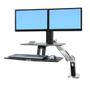 ERGOTRON WWorkFit A, Drop Down, Dual (24-392-026)