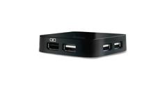 D-LINK HUB DUB-H4 4PORT USB 2.0 480MBPS WORKS W USB 1.1 - Retail