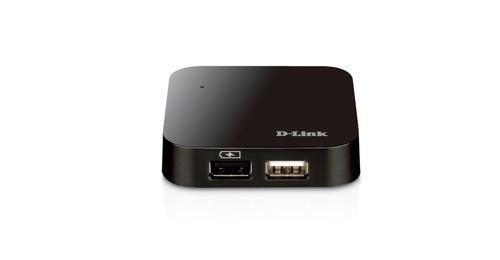 D-LINK HUB DUB-H4 4PORT USB 2.0 480MBPS WORKS W USB 1.1 - Retail (DUB-H4)