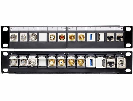 Delock Keystone Patchpanel 10" 1U 12Port (43259)