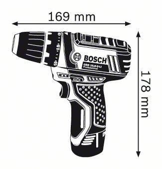Bosch GSR 12V-15 Professional drill - uten batteri - 30Nm (060186810D)