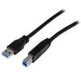 STARTECH 2M CERTIFIED SUPERSPEED USB 3 A-B CABLE - USB 3.0 CORD M/M CABL (USB3CAB2M)