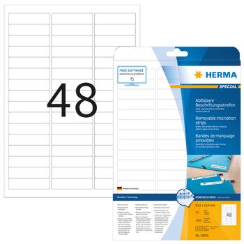 HERMA Etiketter Movables 63,5x16,9 (25) (10005)