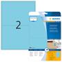 HERMA Coloured Labels A4 blue 199, 6x143, 5 (4498)