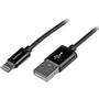 STARTECH 1M BLACK APPLE 8-PIN LIGHTNING TO USB CABLE IPHONE IPOD IPAD CABL (USBLT1MB)