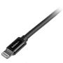 STARTECH USB to Lightning Cable - Apple MFi Certified - Long - 2 m - Black (USBLT2MB)