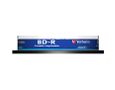 VERBATIM BD-R SL 25GB 6X 10PK DATALIFE HTL WIDE PRINTABL NO ID SUPL (43804)