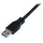 STARTECH StarTech.com 1m 3 ft Certified SuperSpeed USB 3.0 A to Micro B Cable Cord - USB 3 Micro B Cable - 1x USB A (M), 1x USB Micro B (M) - Black (USB3CAUB1M) - USB cable - Micro-USB Type B (M) to USB Type A (USB3CAUB1M)