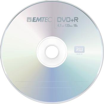 EMTEC Blank Dvd 4.7 Gb Dvd+R 10  (ECOVPR471016SL)