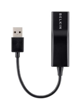 BELKIN USB 2.0 F/ ETHERNET ADAPTER 12CM BLACK CABL (F4U047BT)