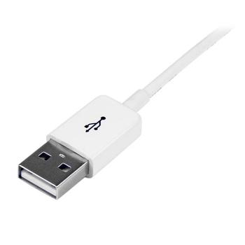 STARTECH StarTech.com 3 m USB-verlengkabel - A-naar-A M/F - wit - USB-verlengkabel - USB (V) naar USB (M) - USB 2.0 - 3 m - gevormd - wit - voor P/N: MSDREADU2OTG,  USBEXTPAA1MW,  USBEXTPAA2MW,  USBPAUB1MW,  USBPA (USBEXTPAA3MW)