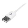 STARTECH StarTech.com 3 m USB-verlengkabel - A-naar-A M/F - wit - USB-verlengkabel - USB (V) naar USB (M) - USB 2.0 - 3 m - gevormd - wit - voor P/N: MSDREADU2OTG,  USBEXTPAA1MW,  USBEXTPAA2MW,  USBPAUB1MW,  USBPA (USBEXTPAA3MW)