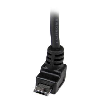 STARTECH 2m Micro USB Cable - A to Up Angle Micro B (USBAUB2MU)