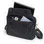 DICOTA A Value Toploader Kit comes with a cushioned compartment for laptops between 14" and 15.6.  It has a comfortable carrying handle, removable shoulder strap and strap on the back for carrying on luggage (D30805-V1)