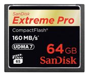 SANDISK Extreme Pro CF      64GB 160MB/s         S (SDCFXPS-064G-X46)