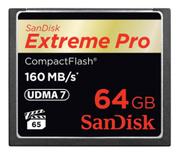 SanDisk Extreme Pro - Flashminnekort - 64 GB - 1000x/1067x - CompactFlash