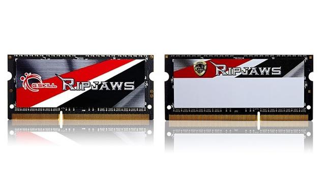 G.SKILL Ripjaws F3-1600C9D-16GRSL - DDR3L - sett - 16 GB: 2 x 8 GB - SO DIMM 204-pin - 1600 MHz / PC3-12800 - ikke-bufret (F3-1600C9D-16GRSL)
