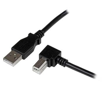 STARTECH StarTech.com 3m USB 2.0 A to Right Angle B Cable Cord - 3 m USB Printer Cable - Right Angle USB B Cable - 1x USB A (M), 1x USB B (M) (USBAB3MR) - USB cable - USB Type B (M) to USB (M) - USB 2.0 - 3 m  (USBAB3MR)