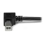 STARTECH StarTech.com 3m USB 2.0 A to Right Angle B Cable Cord - 3 m USB Printer Cable - Right Angle USB B Cable - 1x USB A (M), 1x USB B (M) (USBAB3MR) - USB cable - USB Type B (M) to USB (M) - USB 2.0 - 3 m  (USBAB3MR)