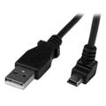 STARTECH 2M ANGLED MINI USB CABLE USB TO DOWN ANGLE MINI USB CABLE CABL