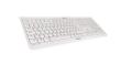 CHERRY KC1000 CORDED KEYBOARD PAN GREY PAN-NORDIC - GREY PERP (JK-0800PN-0-)