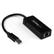 STARTECH USB 3.0 to Gigabit Ethernet Adapter NIC w/ USB Port - Black