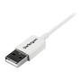 STARTECH 1M USB A TO MICRO B CABLE - CHARGING DATA CABLE - WHITE CABL (USBPAUB1MW)
