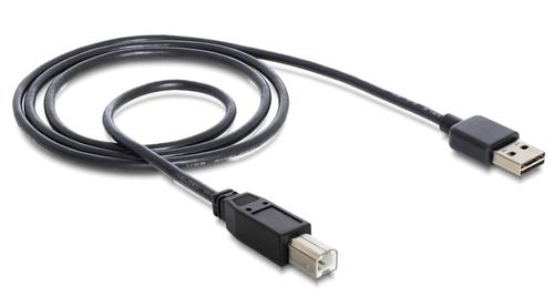DELOCK USB-A to USB-B Cable 1m Black (83358)
