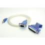 VALUE Conv. Cable USB to Serial+DB9/ 25 Adapt. 1.8m (12.99.1160)