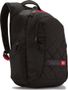 CASE LOGIC Sporty polyester 16 Inch Backpack, fullsize, Black