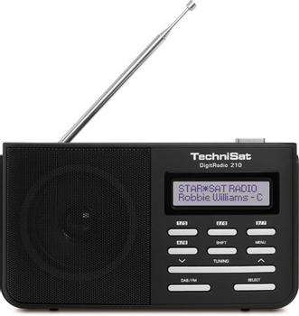 TECHNISAT DigitRadio 210 DAB+/DAB und UKW Radio schwarz (0000/4961)