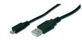 ASSMANN Electronic ASSMANN USB 2.0 HighSpeed Connection Cable USB A M(plug)/ microUSB B M(plug) 1,8m